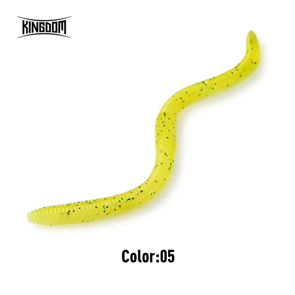 Amostra Softbait Criatura Minhoca (Senko) Kingdom Slow Sinking 1.8g-2.8g 96mm-120mm - Image 8
