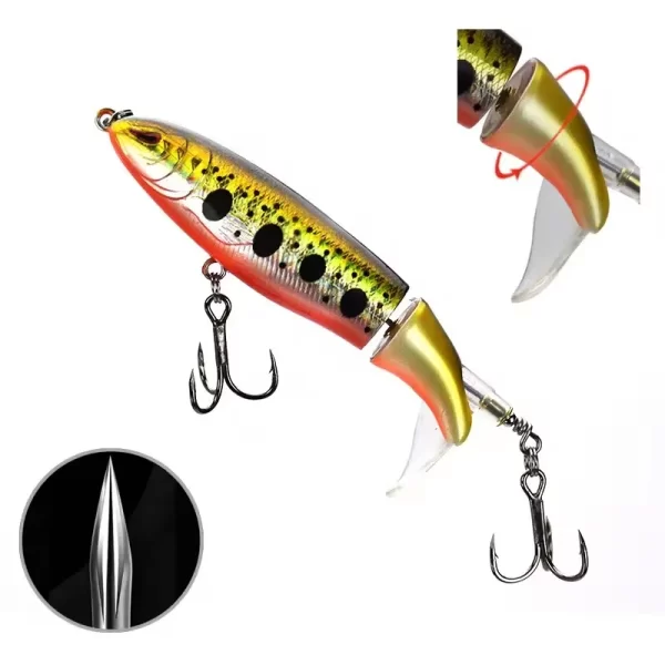 Amostra Flutuante Swimbait Whopper Plopper 9cm 13g - Image 4