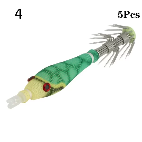 Conjunto de 5 Amostras Fluorescentes Hardbait Camarão (Palhaço) 3.3g 60mm - Image 11