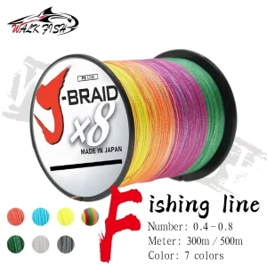 Linha Multifilamentos WALKFISH 8 Fios 300m-500m