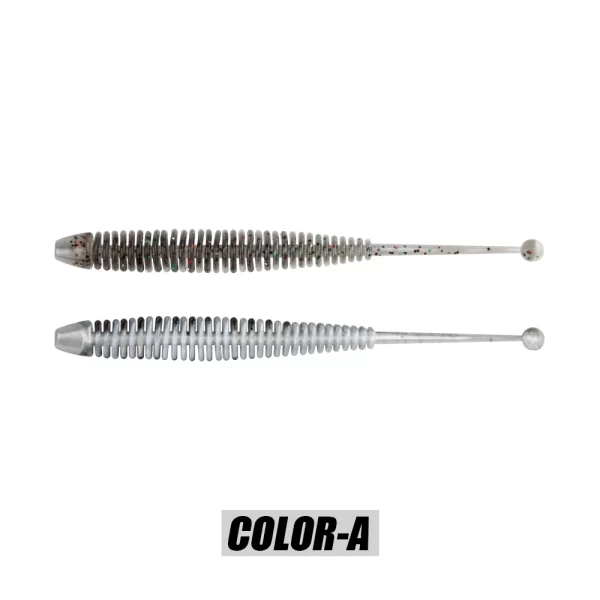 Amostra Softbait Criatura Minhoca Spinpoler 4.7cm-8.2cm (10pcs) - Image 8