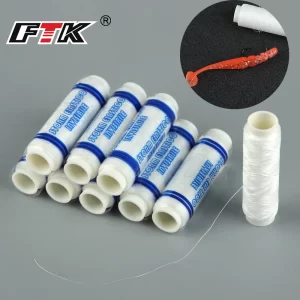Linha Elástica FTK 250m - Ultra Forte para Montagens e Fixação de Isco Vivo