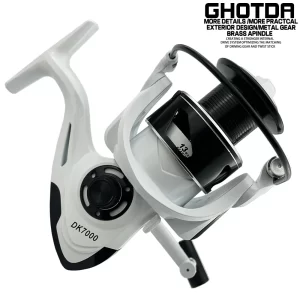 Carreto Spinning GHOTDA DK 2000-7000 Drag 10kg 5.2:1