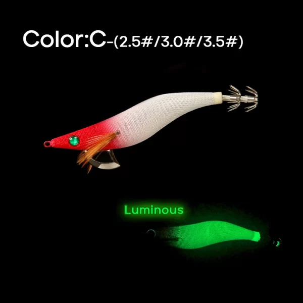 Amostra Hardbait LETOYO Camarão (Palhaço) Fluorescente 2.5-3.5# - Image 11