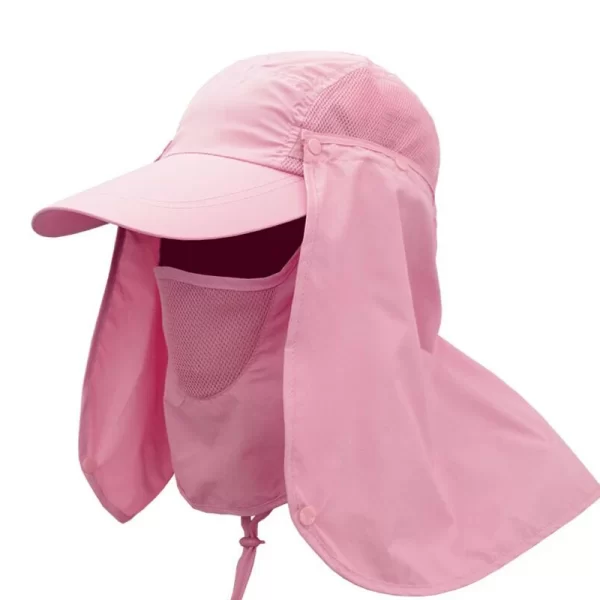 Chapéu de Pesca com Proteção UV e Flap Removível para Rosto e Pescoço - Image 20