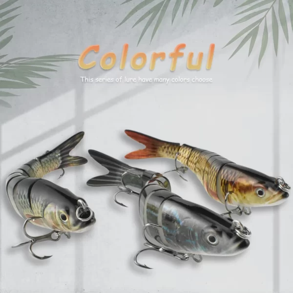 Amostra Articulada Swimbait Segmentada 12,7cm - Image 3