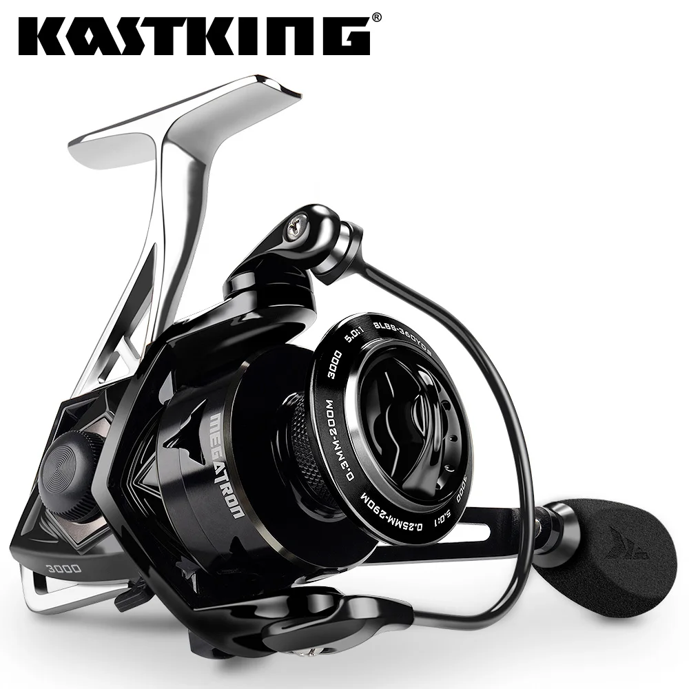 Carreto Spinning KastKing Megatron Drag 18kg 5.0:1 2000-6000