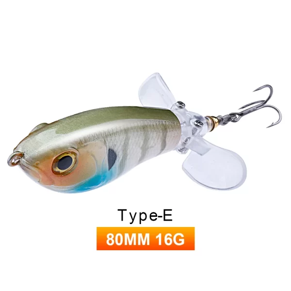 Amostra Flutuante Whopper Popper com Hélice Dupla 9g-24g - Image 21