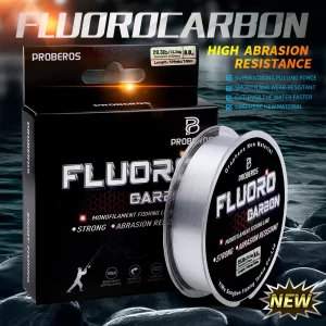 Fio Monofilamento PROBEROS 100m Revestido em Fluorocarbono