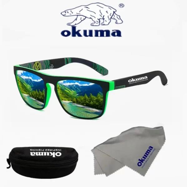 Óculos de Sol Polarizados Okuma com Proteção UV400 para Pesca - Image 12