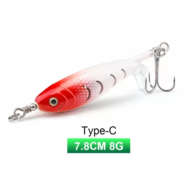 Amostra Flutuante Whopper Popper com Hélice Dupla 9g-24g - Image 24