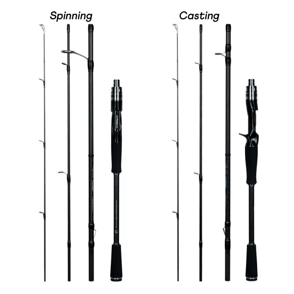 Cana de Pesca BIUTIFU MAXIMUS 1.8m a 3.0m Spinning ou Casting em Carbono 30T com Passadores FUJI - Image 5