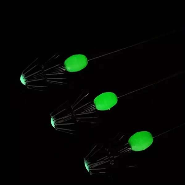 Conjunto de 5 Anzóis de Guarda-Chuva Duplo Luminescentes - Image 3