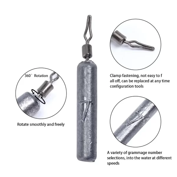 Conjunto de Chumbos Drop Shot Goture com 28 Unidades (3.5g a 14g) com Caixa Organizadora - Image 3