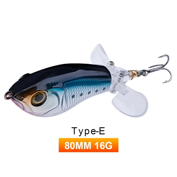 Amostra Flutuante Whopper Popper com Hélice Dupla 9g-24g - Image 20