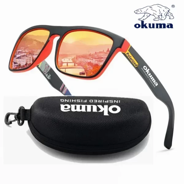 Óculos de Sol Polarizados Okuma com Proteção UV400 para Pesca - Image 8