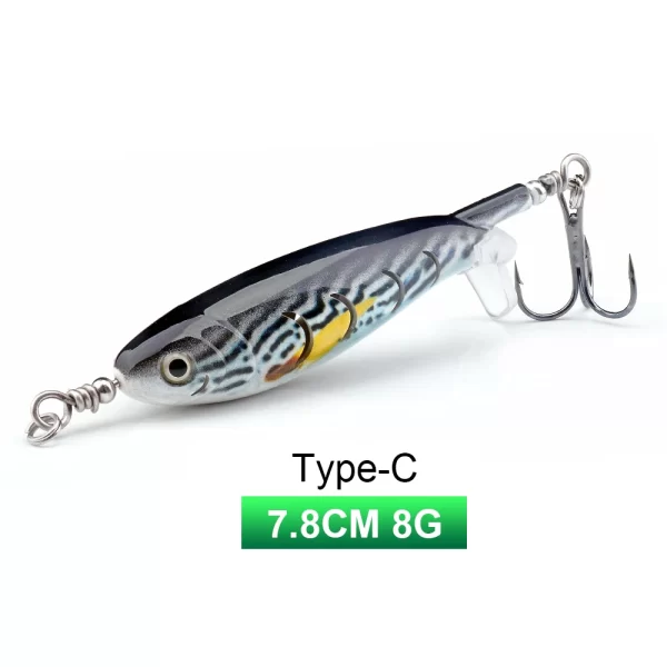 Amostra Flutuante Whopper Popper com Hélice Dupla 9g-24g - Image 30