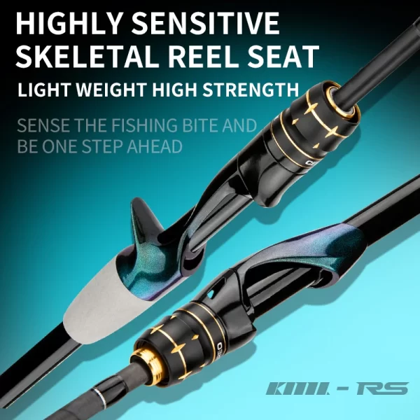 Cana CEMREO RS-P Multisseção em Carbono para Spinning e Casting com Ação Rápida - Image 5