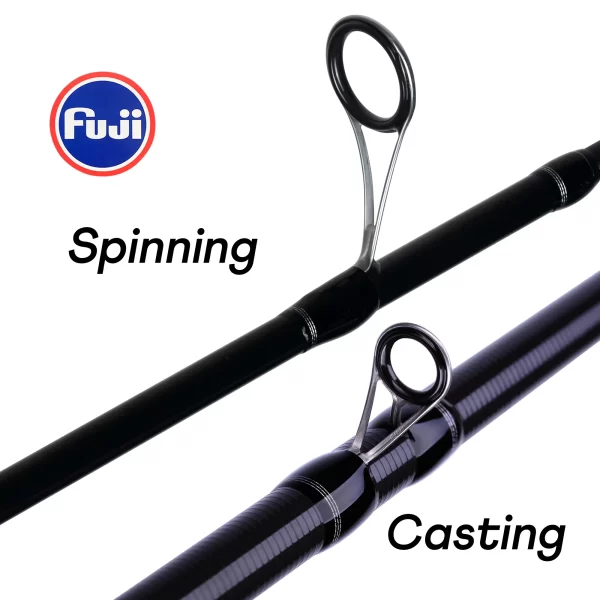 Cana de Pesca BIUTIFU MAXIMUS 1.8m a 3.0m Spinning ou Casting em Carbono 30T com Passadores FUJI - Image 3