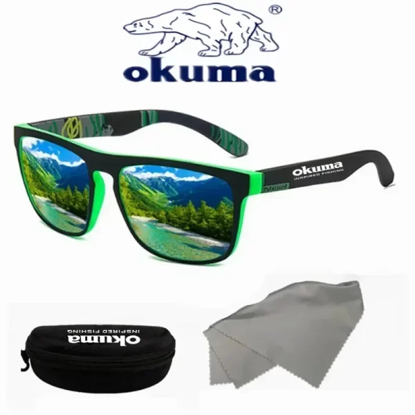 Óculos de Sol Polarizados Okuma com Proteção UV400 para Pesca - Image 4