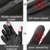 Luvas Impermeáveis de Inverno com Dedo Rebatível e Forro Térmico para Pesca - Image 4