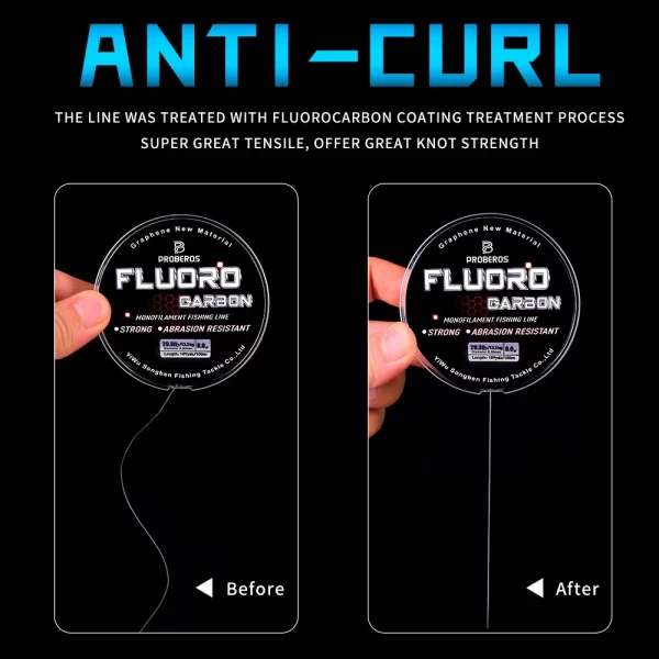 Fio Monofilamento PROBEROS 100m Revestido em Fluorocarbono - Image 4