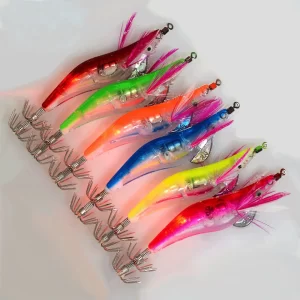 Conjunto de 6 Amostras LED Eletrónicas Luminosas 10cm 12.2g para Chocos, Lulas e Polvos
