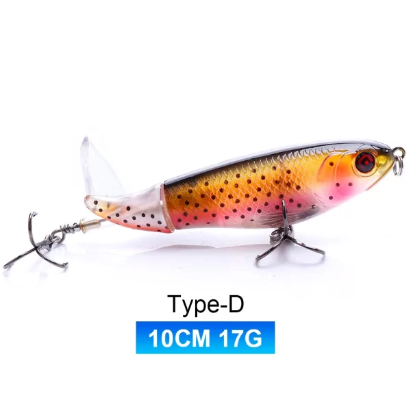 Amostra Flutuante Whopper Popper com Hélice Dupla 9g-24g - Image 28