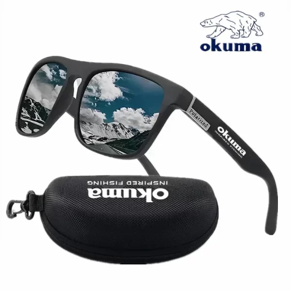 Óculos de Sol Polarizados Okuma com Proteção UV400 para Pesca - Image 10
