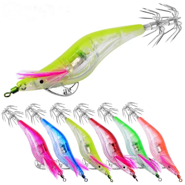 Conjunto de 6 Amostras LED Eletrónicas Luminosas 10cm 12.2g para Chocos, Lulas e Polvos - Image 4