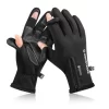 Luvas Impermeáveis de Inverno com Dedo Rebatível e Forro Térmico para Pesca - Image 7