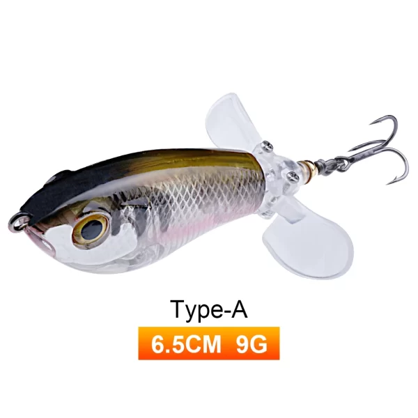 Amostra Flutuante Whopper Popper com Hélice Dupla 9g-24g - Image 11