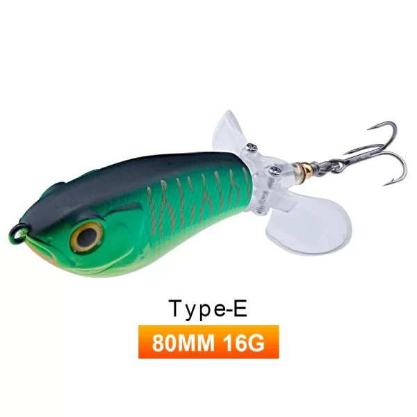 Amostra Flutuante Whopper Popper com Hélice Dupla 9g-24g - Image 18