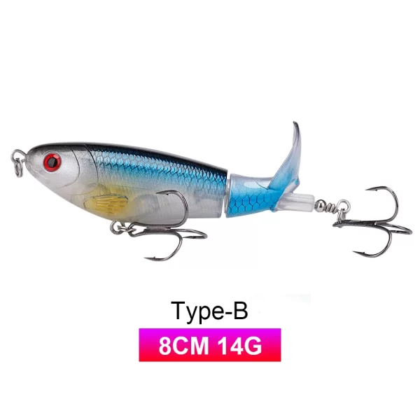 Amostra Flutuante Whopper Popper com Hélice Dupla 9g-24g - Image 8
