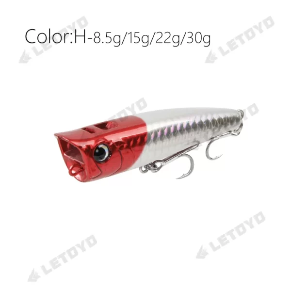 Amostra Flutuante Popper LETOYO 8.5g–30g para Predadores - Image 11