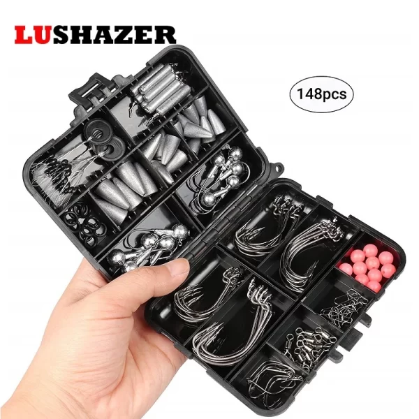 Conjunto de Acessórios para Predadores LUSHAZER com Caixa de Arrumação - Image 8