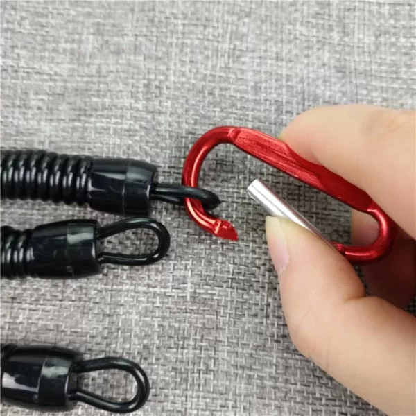 Conjunto de Cordões Retráteis para Pesca com Mosquetão TPU 22cm (3 Unidades) - Image 5