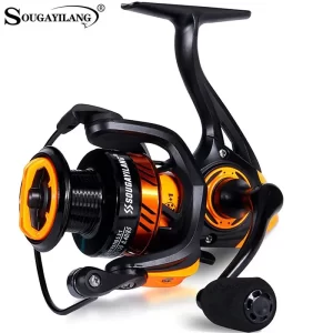 Carreto Spinning Sougayilang SL 5.2:1 com Drag Máximo de 10kg