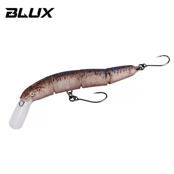 Amostra Jerkbait Articulado de Afundamento Lento 70mm 4g para Truta e Água Doce - Image 13