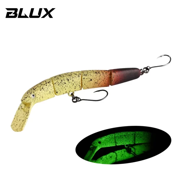 Amostra Jerkbait Articulado de Afundamento Lento 70mm 4g para Truta e Água Doce - Image 18