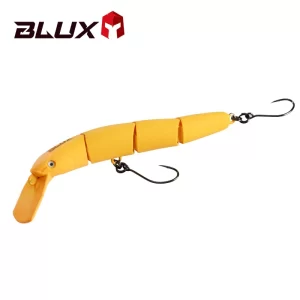Amostra Jerkbait Articulado de Afundamento Lento 70mm 4g para Truta e Água Doce