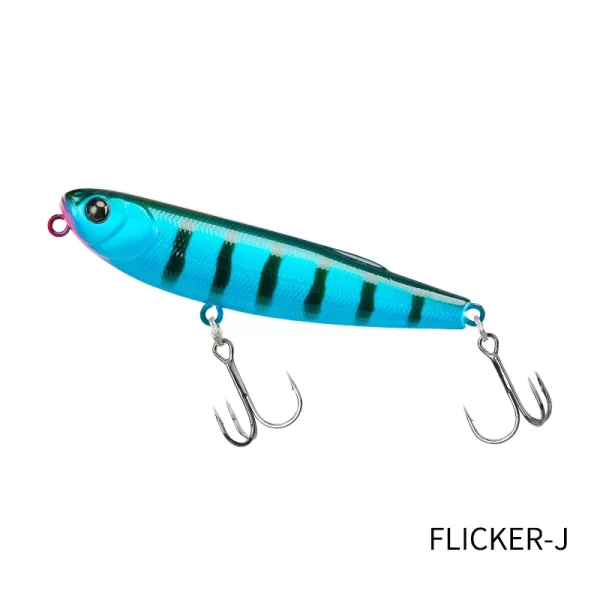Amostra Flutuante Pencil TSURINOYA FLICKER 70F 8.4g com Ação Z Dog para Predadores - Image 9