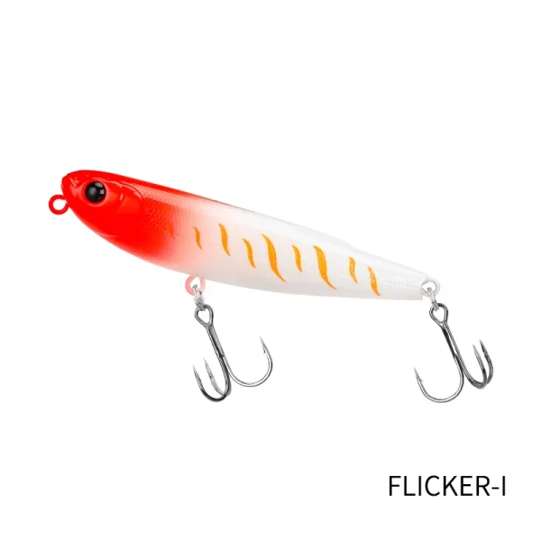 Amostra Flutuante Pencil TSURINOYA FLICKER 70F 8.4g com Ação Z Dog para Predadores - Image 10