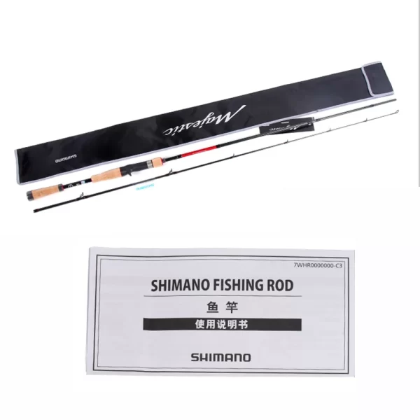 Cana SHIMANO Majestic Spinning/Casting em Carbono 1.93m–2.29m - Image 4