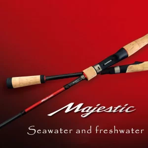 Cana SHIMANO Majestic Spinning/Casting em Carbono 1.93m–2.29m