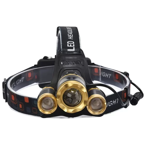 Lanterna Frontal LED Recarregável Zoom 13000LM Litwod com Bateria, Carregador e Caixa - Image 13