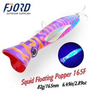 Amostra Flutuante Popper 165mm 82g com Fio Passante e Ação em Z
