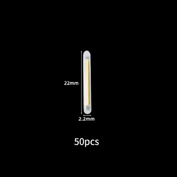 Conjunto de 50 Boias Luminosas Fluorescentes 2.2mm a 4.5mm para Pesca Noturna - Image 6