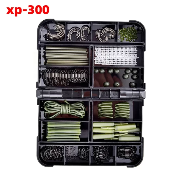 Kit de Montagens Hirisi XP-300 para Pesca à Carpa com 434 Peças e Caixa Organizada - Image 8