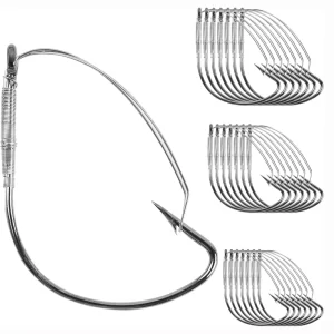 Anzóis Wacky Weedless com Proteção Antienrosco (10 unidades)